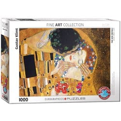 Eurographics Der Kuss (Detail) – Gustav Klimt (1000)