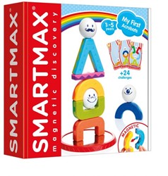 SmartMax magnetisches Spielzeug - My First Acrobats Bauset 24 Herausforderungen