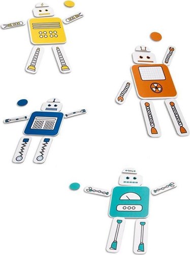 BS Toys Robotfreunde Lernspiel - bunte Roboter bauen