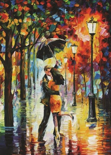 Puzzelman Tanzen im Regen - Leonid Afremov (1000)