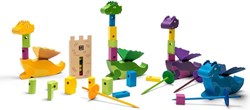 BS Toys Drachen Stapelspiel Holzspielzeug Motorik Lernspiel Kinder