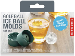 Kikkerland Golfball-Eiswürfelform (2 Stück)