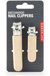Kikkerland Nagelknipser-Set Holz (2 Stück)