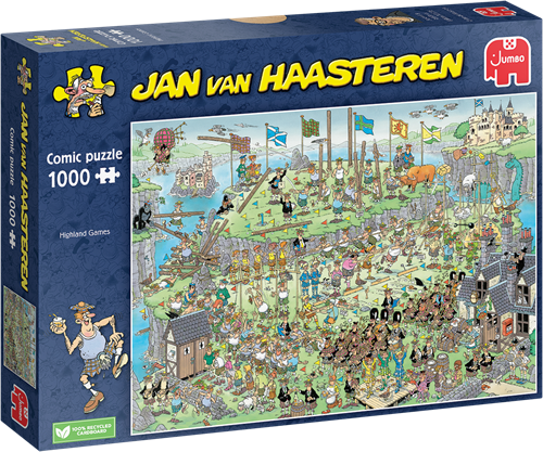 Jumbo Puzzle Jan van Haasteren Highland Games - 1000 Teile
