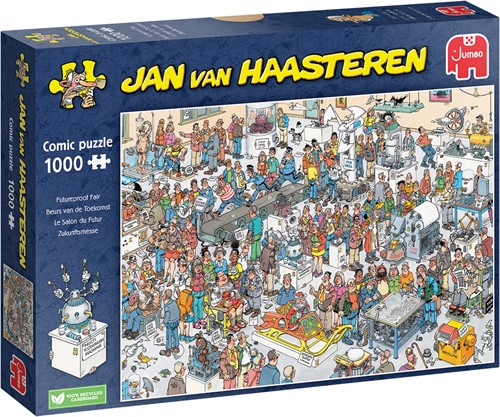 Jumbo Puzzle Jan van Haasteren Jahrmarkt der Zukunft - 1000 Teile