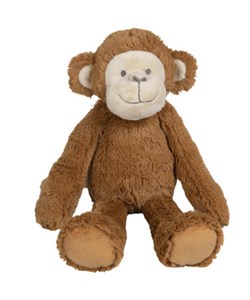 Happy Horse Kuscheltier Affe Micha 38cm - braun - Plüsch Stofftier