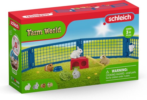 Schleich Farm World - Kaninchen- und Meerschweinchenstall 42500
