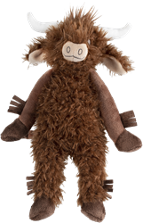 Happy Horse Kuscheltier Kuh Cody - weiches Plüsch Highland Rind 30cm braun