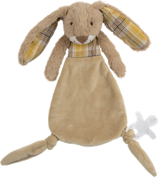 Happy Horse Schmusetuch Hase Riley - weiches Baby Kuscheltuch beige