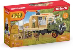 Schleich Wild Life - Großer Tierrettungswagen Spielzeug Truck 42475