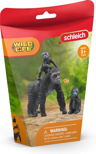 schleich WILDLIFE Gorilla Familie 42601