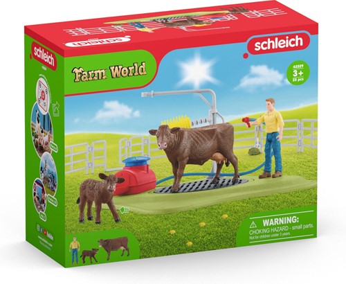 Schleich Farm World Happy Cow Wash - 42529