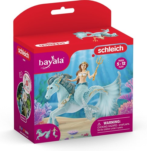 Schleich Schleich BayalaÂ® Zeemeermin Eyela op onderwaterpaard