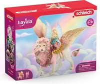 Schleich Bayala - Elfe auf geflügeltem Löwen - Fantasie Spielfigur Kinderspielzeug