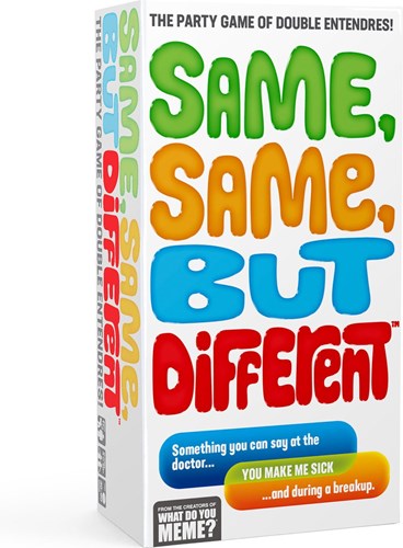 DGTL Detox Partyspiel Same but different lustiges Kartenspiel Erwachsene