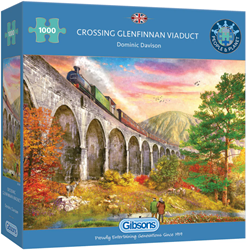 Gibsons Puzzle Glenfinnan Viadukt 1000 Teile Karton Landschaft