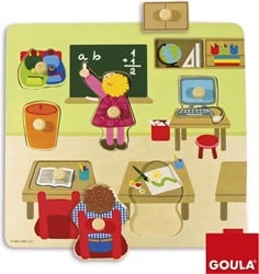 Goula Puzzle Schule 7 Teile