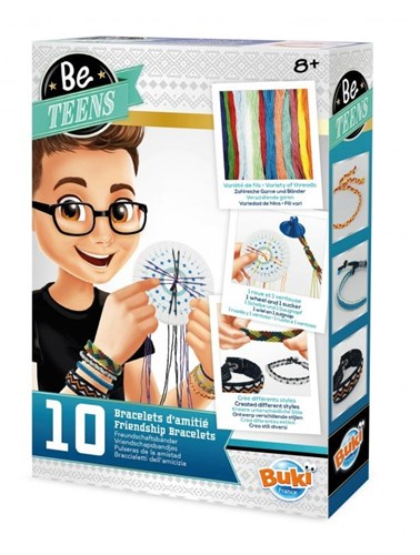 Buki Freundschaftsarmbänder Bastelset Jungen buntes Spielzeug