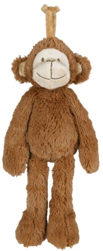 Happy Horse Musik Kuscheltier Affe Micha - braun - Baby Einschlafhilfe