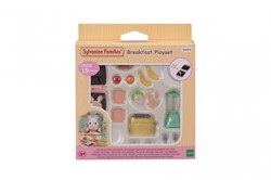 Sylvanian Families 5444 Frühstücks-Set mit Toaster - Puppenhaus Einrichtung Möbel