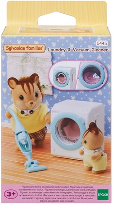 Sylvanian Families 5445 Waschmaschine & Staubsauger - Puppenhaus Einrichtung Möbel