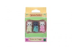 Sylvanian Families Perserkatzen Drillinge - Puppenhaus Figuren Set