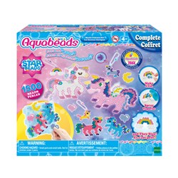 Epoch Aquabeads Einhorn Bastelset - 1500 Perlen - Kreativbrett