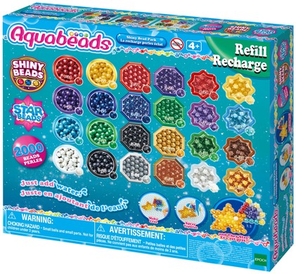 Aquabeads Nachfüllpackung Glänzende Perlen Set 31995