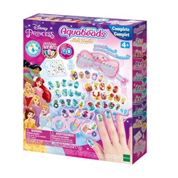 Aquabeads Nagelstudio für Kinder - Disney Princess - Kreativset mit 40 Nägeln