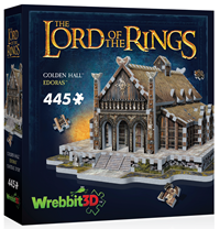 Wrebbit Wrebbit 3D-Puzzle – Herr der Ringe Edoras-Golden Hall (460)