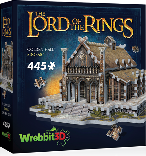 Wrebbit Wrebbit 3D-Puzzle – Herr der Ringe Edoras-Golden Hall (460)