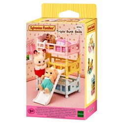 Sylvanian Families Etagenbett Spielzeug für drei Figuren Schlafzimmer