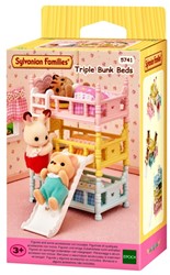 Sylvanian Families Etagenbett Spielzeug für drei Figuren Schlafzimmer