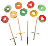 BS Toys Holz Fangspiel - Actionspiel für Kinder - Outdoor Spielzeug