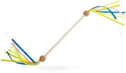 BS Toys Holz-Twirlstock mit Band - Majoretten Spielzeug Baton