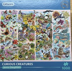 Gibsons Puzzle Wildlife Curious Creatures 1000 Teile nachhaltiger Karton
