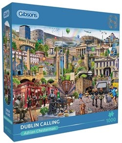 Gibsons Puzzle Dublin Calling 1000 Teile - Lernspiel