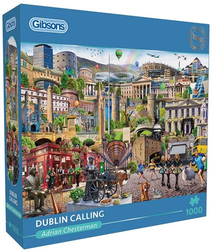 Gibsons Puzzle Dublin Calling 1000 Teile - Lernspiel