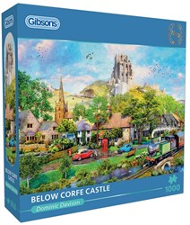 Gibsons Puzzle Below Corfe Castle 1000 Teile Premium Karton