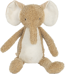 Happy Horse Kuscheltier Elefant Elin 34cm - braun - nachhaltiges recyceltes Plüsch