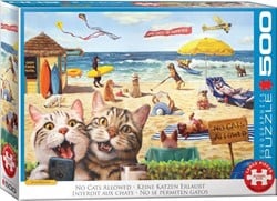 Eurographics Puzzle XXL Teile - Keine Katzen erlaubt - 500 Teile