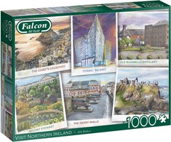 Falcon Legpuzzel - Visit Northern Ireland, 1000st.