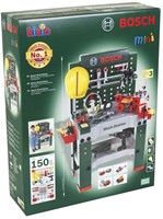 Klein Bosch Werkbank Spielzeug - 150-teiliges Kinderwerkzeug Set-2