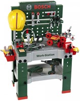 Klein Bosch Werkbank Spielzeug - 150-teiliges Kinderwerkzeug Set