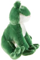 Heunec Kuscheltier Frosch aus recyceltem PET - nachhaltiges Spielzeug 15cm-2