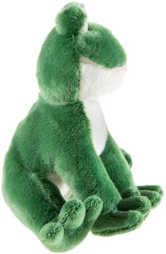 Heunec Kuscheltier Frosch aus recyceltem PET - nachhaltiges Spielzeug 15cm-3
