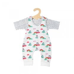 Poppen Romper Pinguin met T-Shirt, 35-45 cm