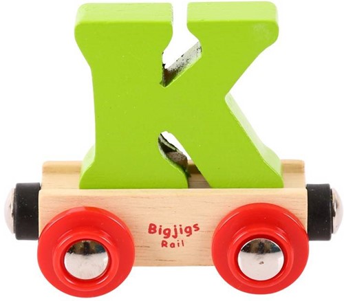 Bigjigs Rail Rail Buchstabenzug K (Der Lieferumfang umfasst nur EIN Stück)
