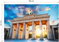 Roovi Puzzle Jigsaw Brandenburg Gate Berlin Deutschland 1000 Teile