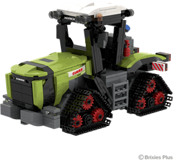 Brixies Bausatz Traktor CLAAS Xerion 12.650 TERRA TRAC - 682 Teile